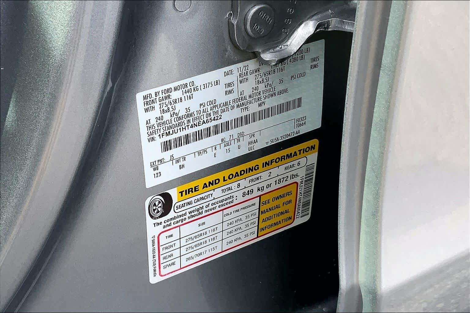 Certified 2022 Ford Expedition XLT RWD image 32