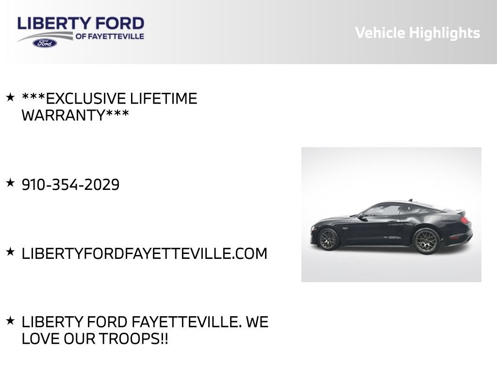 Certified 2021 Ford Mustang GT w/ Enhanced Security Package RWD image 5