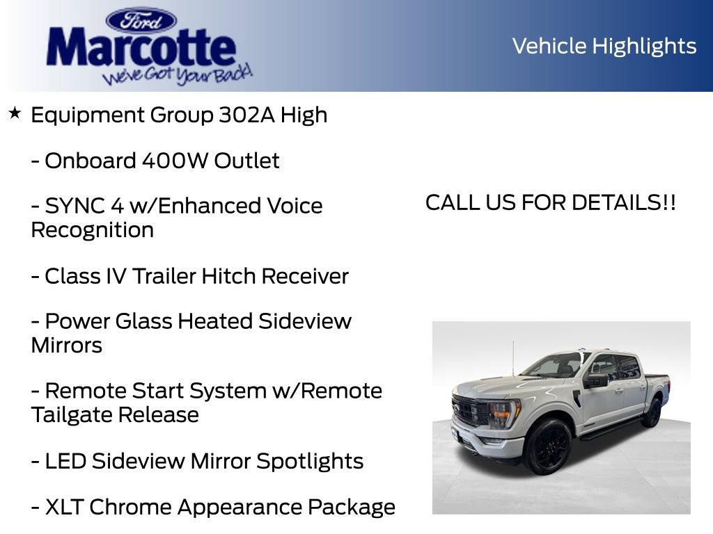 Certified 2023 Ford F150 XLT w/ Equipment Group 302A High AWD/4WD image 16