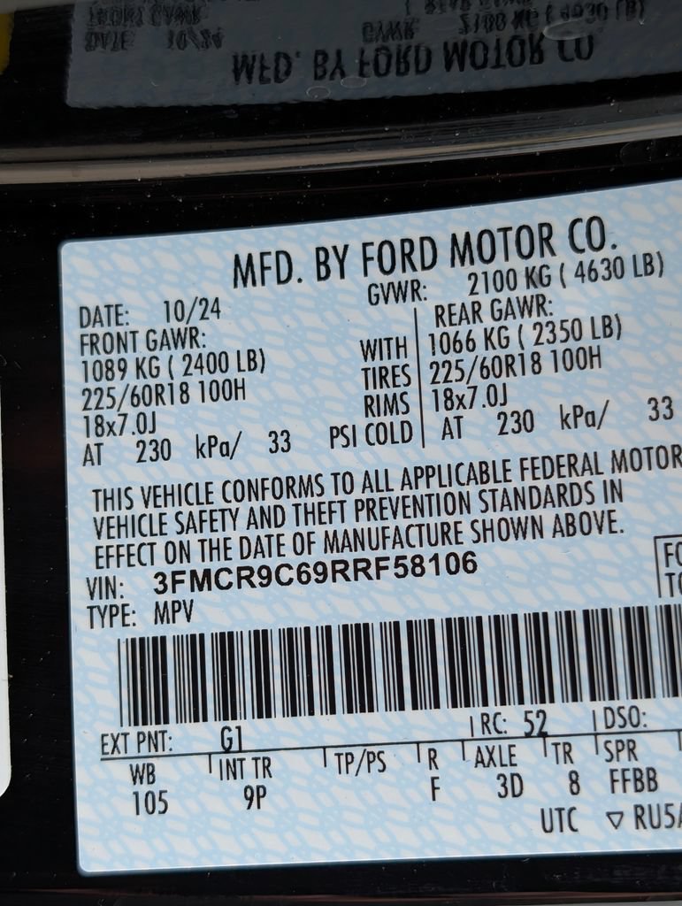 Certified 2024 Ford Bronco Sport Outer Banks w/ Tech Package AWD/4WD image 29