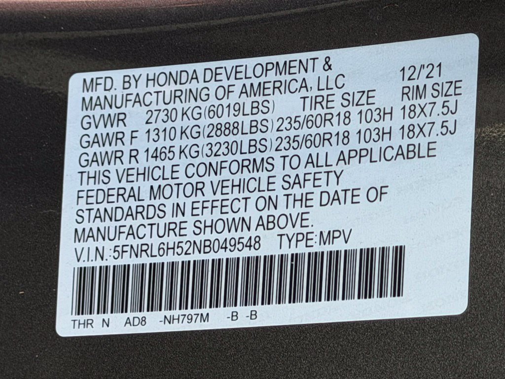 Used 2022 Honda Odyssey EX image 48