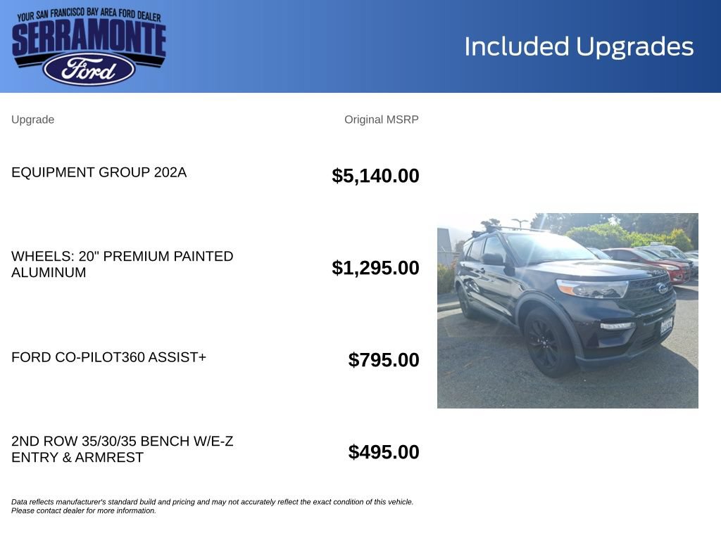 Certified 2020 Ford Explorer XLT w/ Equipment Group 202A AWD/4WD image 21