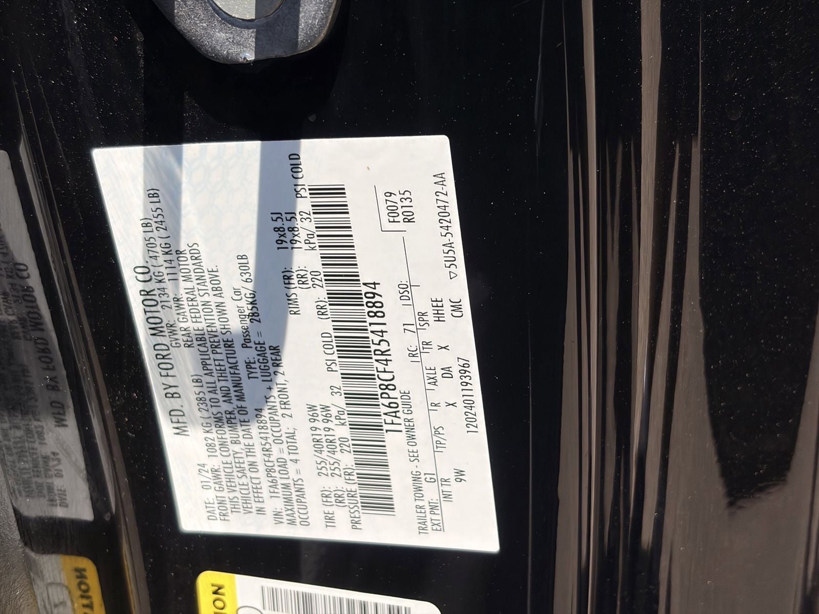 Certified 2024 Ford Mustang GT Premium RWD image 30