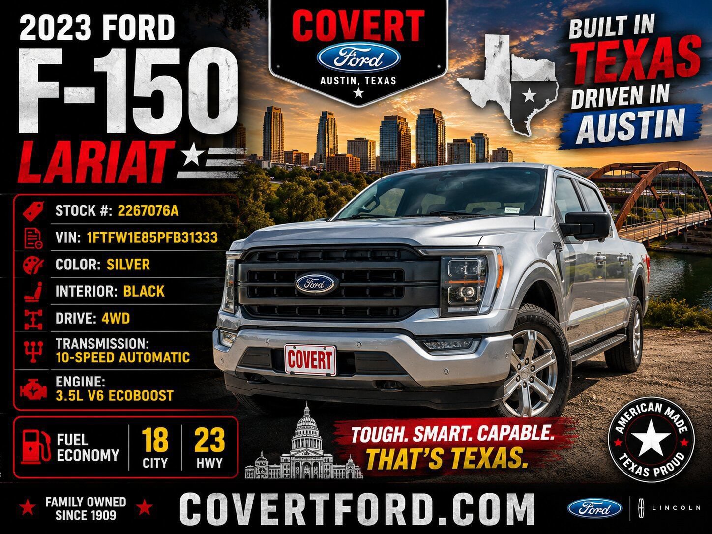 Certified 2023 Ford F150 Lariat w/ Equipment Group 502A High