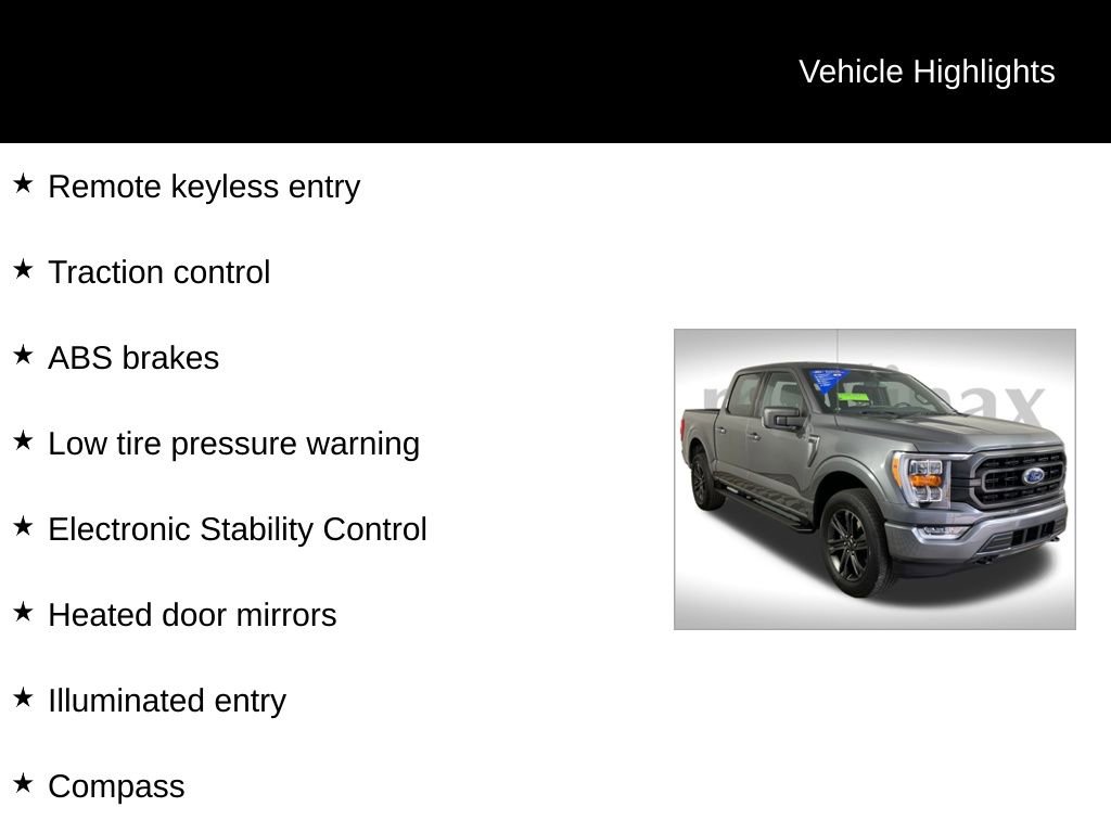 Certified 2022 Ford F150 XLT w/ Equipment Group 302A High image 12