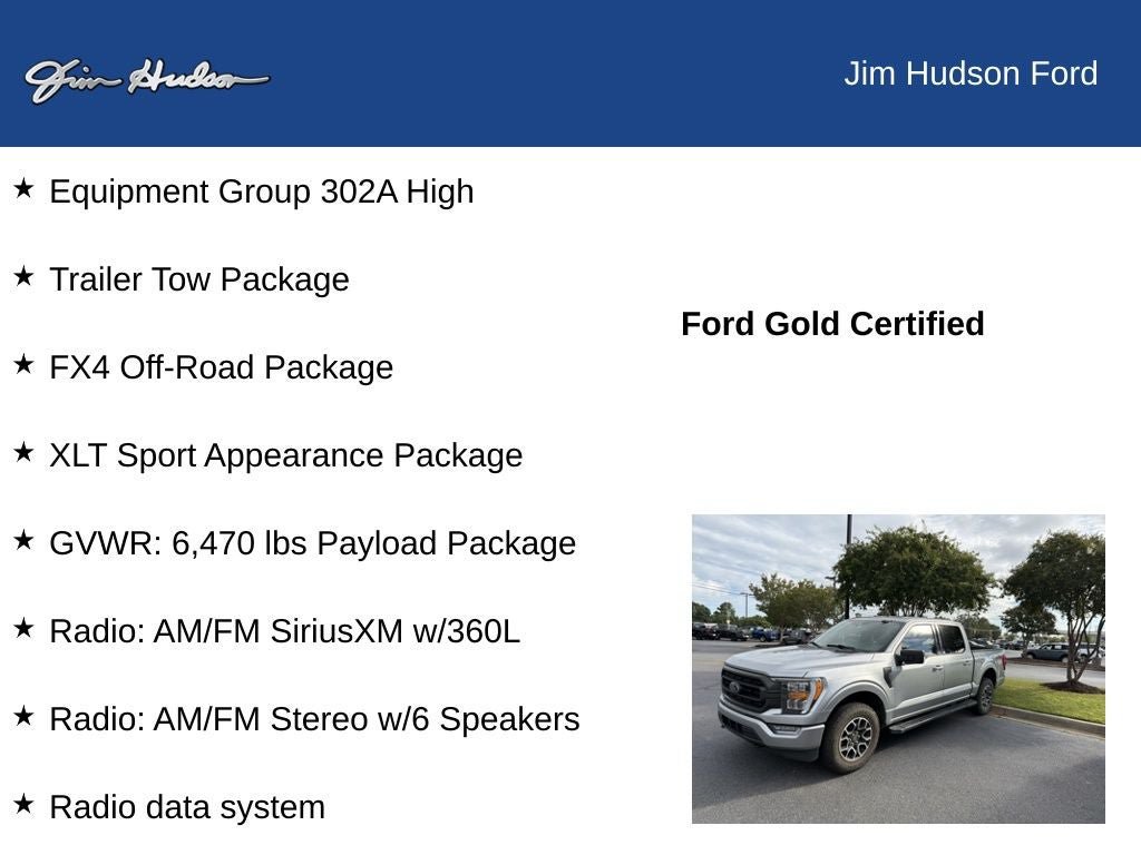 Certified 2023 Ford F150 XLT w/ Equipment Group 302A High AWD/4WD image 12