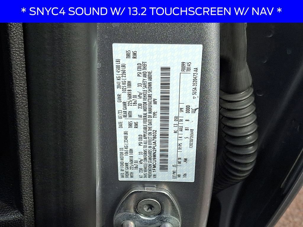 Certified 2023 Ford Escape ST-Line w/ Tech Pack #1 AWD/4WD image 25