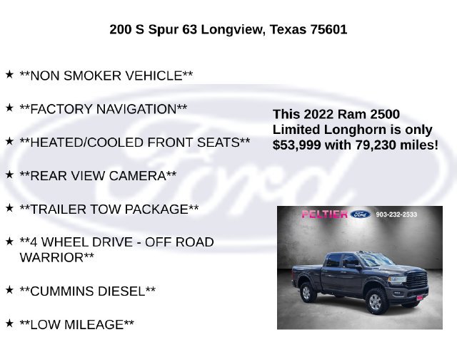 Used 2022 RAM 2500 Limited AWD/4WD image 5