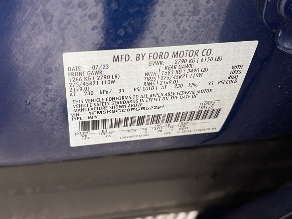 Certified 2023 Ford Explorer ST w/ Equipment Group 401A image 9