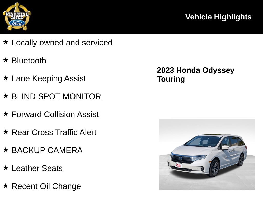Used 2023 Honda Odyssey Touring image 2