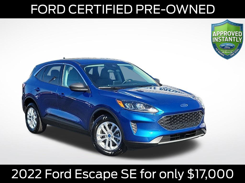 Certified 2022 Ford Escape SE