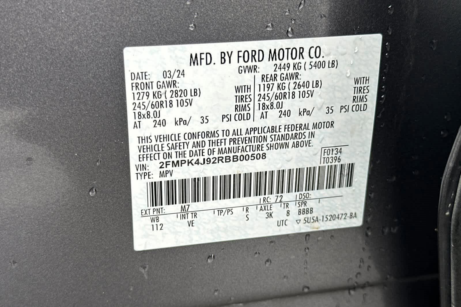 Certified 2024 Ford Edge SEL image 30