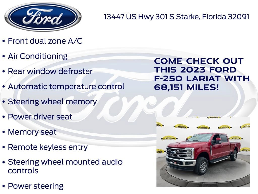Certified 2023 Ford F250 Lariat w/ FX4 Off-Road Package AWD/4WD image 27