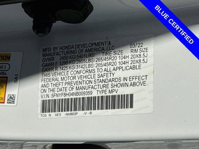 Used 2022 Honda Passport Elite image 25