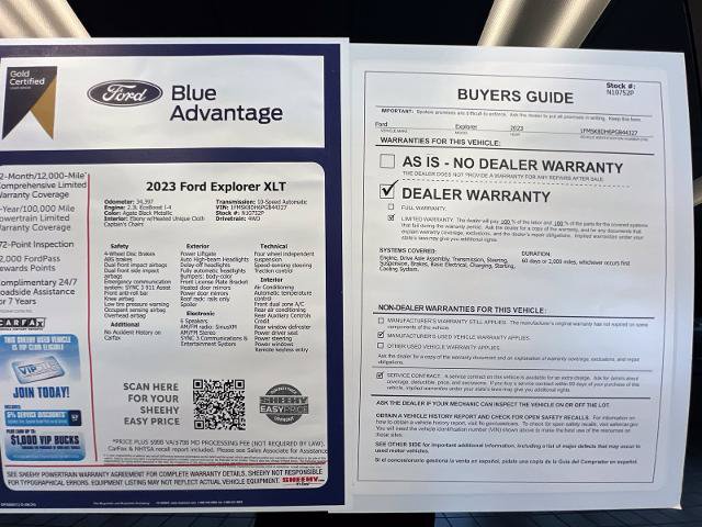 Certified 2023 Ford Explorer XLT AWD/4WD image 24