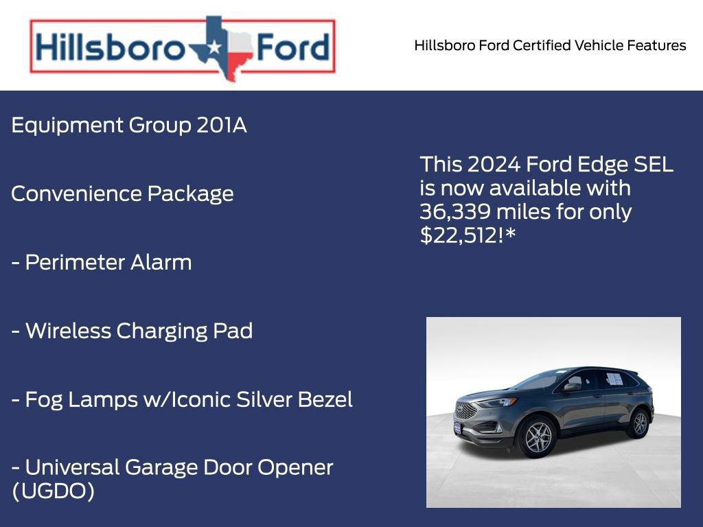 Certified 2024 Ford Edge SEL w/ Convenience Package image 10