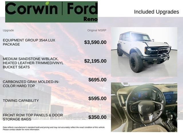 Certified 2022 Ford Bronco Wildtrak AWD/4WD image 3