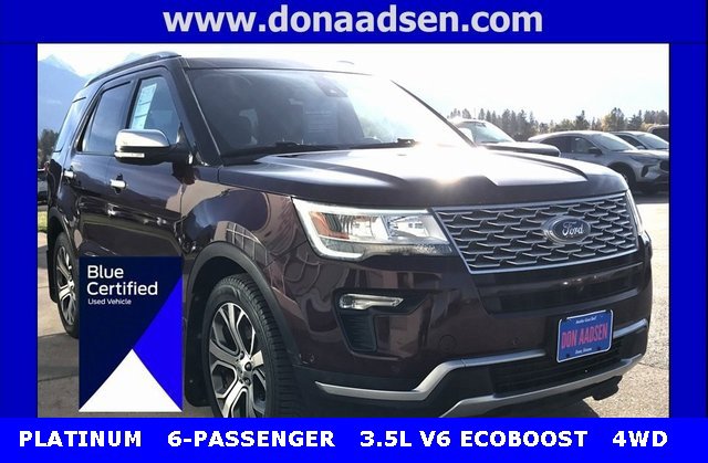 Certified 2019 Ford Explorer Platinum