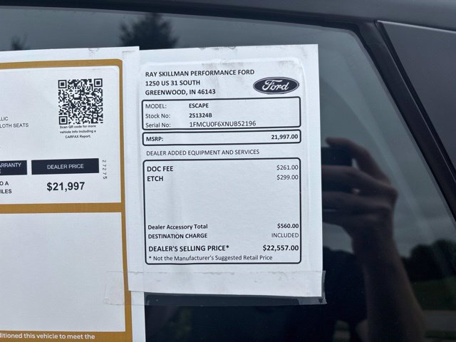 Certified 2022 Ford Escape S FWD image 3