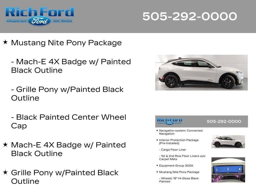 Certified 2023 Ford Mustang Mach-E Premium w/ Mustang Nite Pony Package AWD/4WD image 46