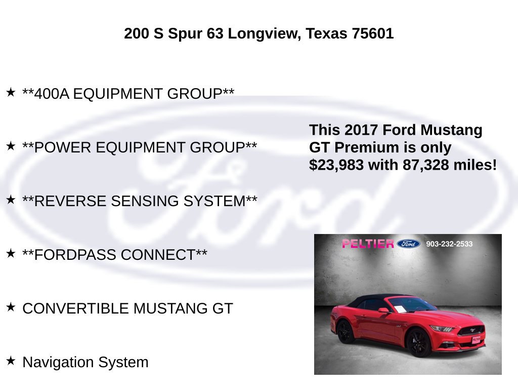 Certified 2017 Ford Mustang GT Premium RWD image 15