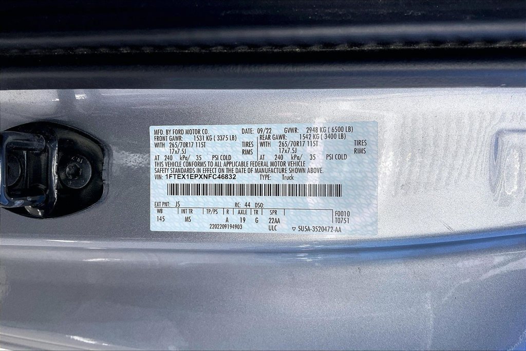 Certified 2022 Ford F150 XLT AWD/4WD image 32