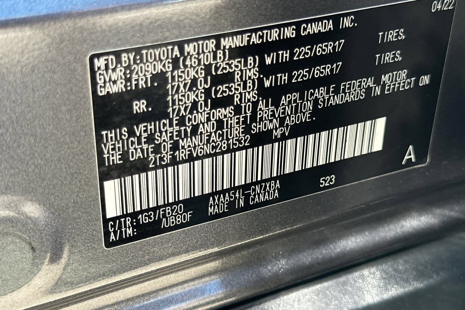 Used 2022 Toyota RAV4 LE AWD/4WD image 29