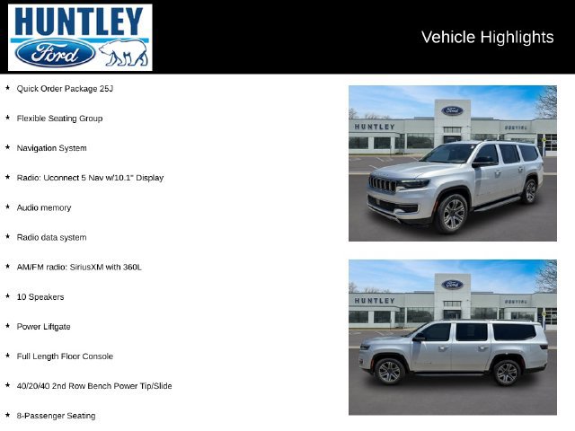 Used 2024 Jeep Wagoneer L Series II w/ Flexible Seating Group AWD/4WD image 2
