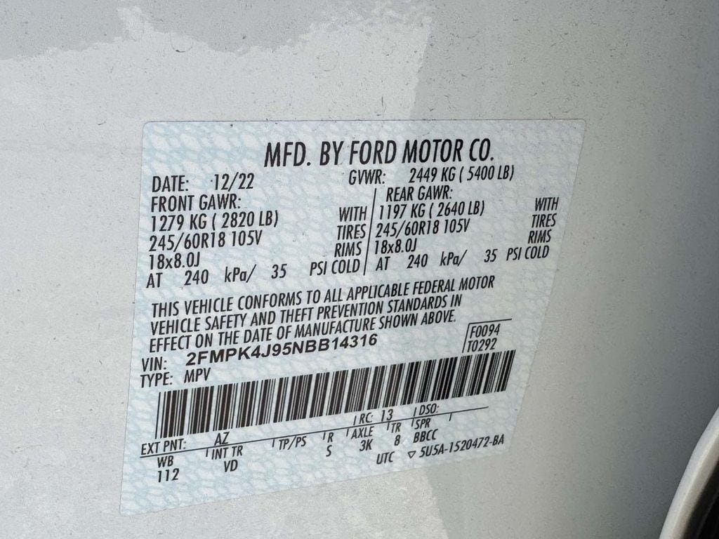 Certified 2022 Ford Edge SEL w/ Convenience Package AWD/4WD image 29