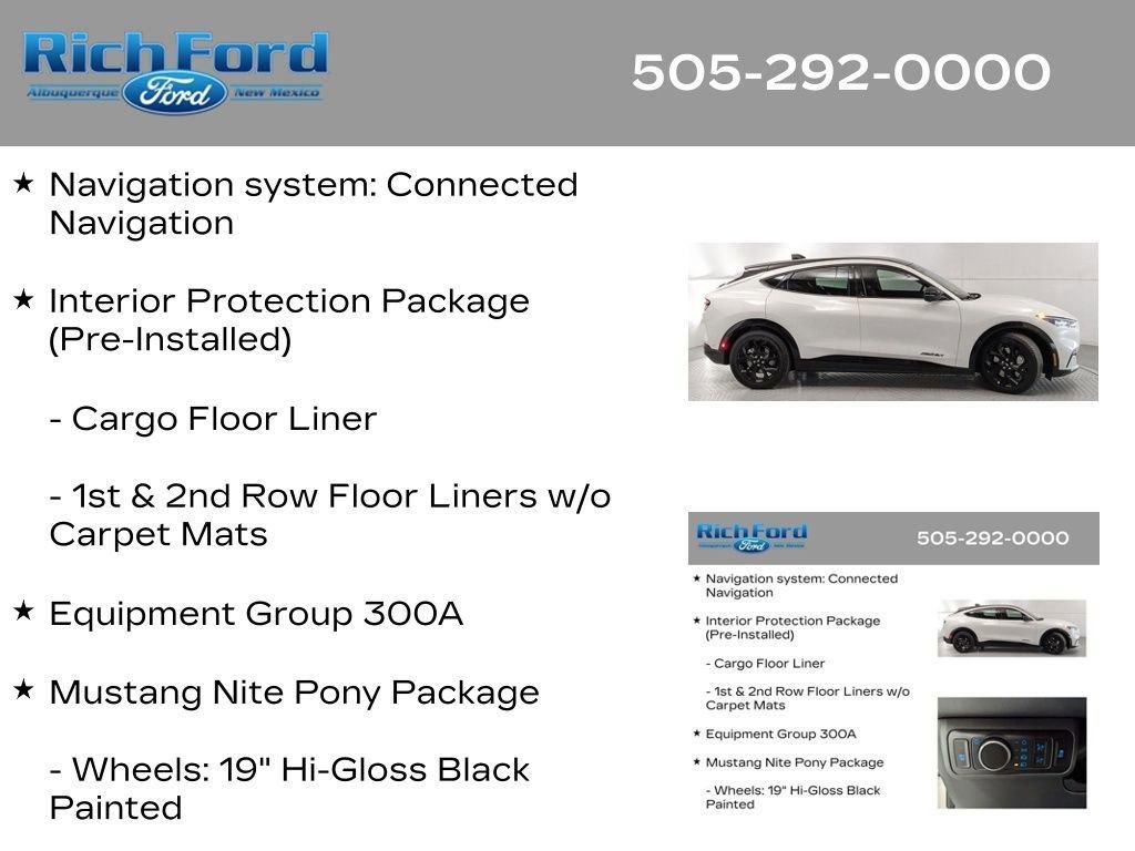 Certified 2023 Ford Mustang Mach-E Premium w/ Mustang Nite Pony Package AWD/4WD image 13