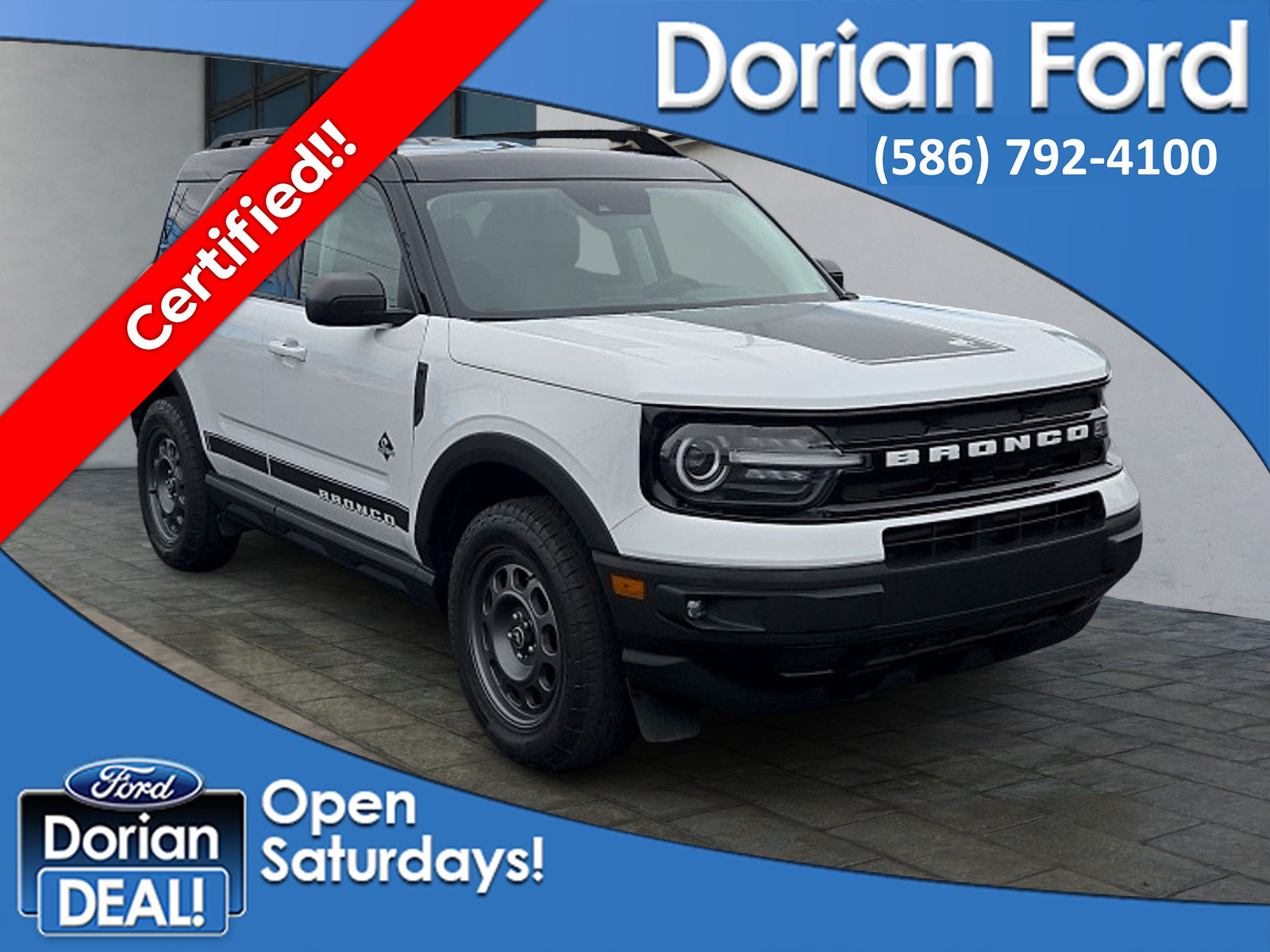 Certified 2024 Ford Bronco Sport Outer Banks