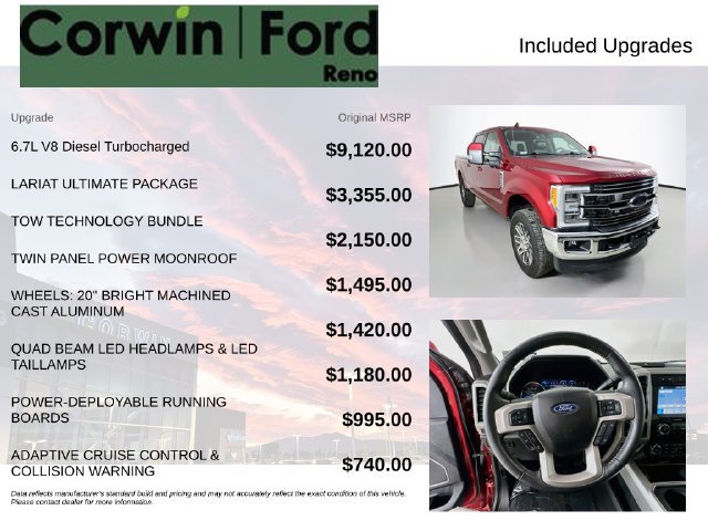 Certified 2019 Ford F250 Lariat w/ Lariat Ultimate Package AWD/4WD image 3