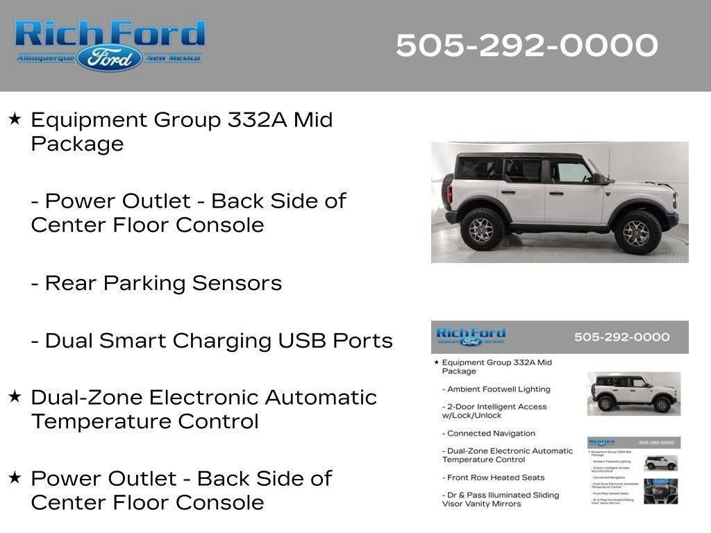 Certified 2025 Ford Bronco Badlands AWD/4WD image 65