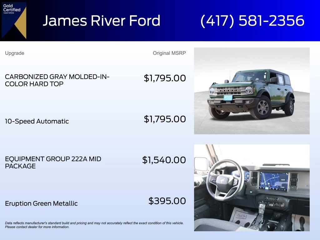 Certified 2025 Ford Bronco Big Bend image 9