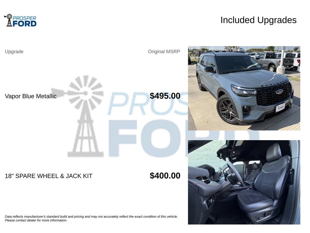 Certified 2025 Ford Explorer ST AWD/4WD image 3