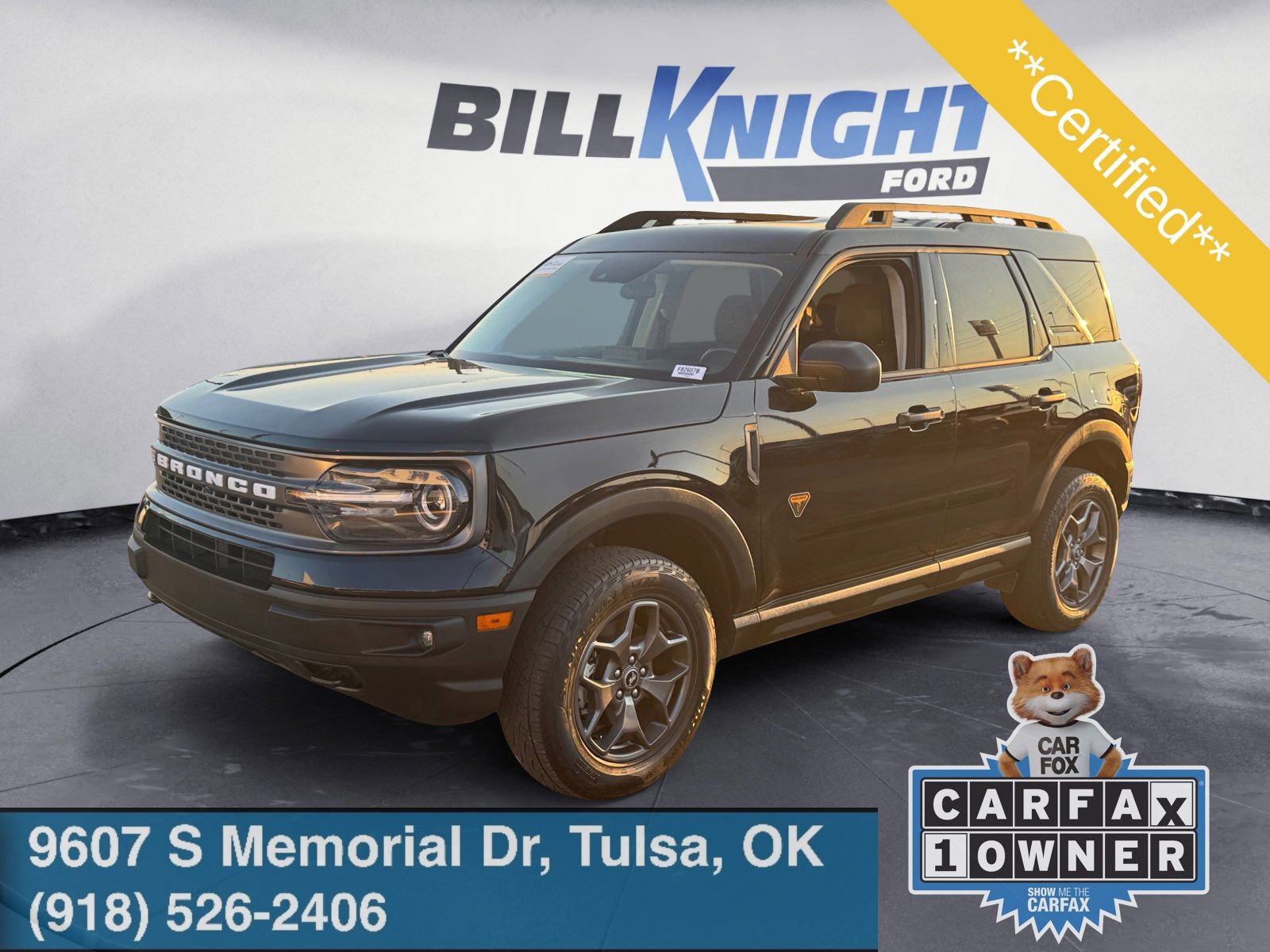 Certified 2023 Ford Bronco Sport Badlands