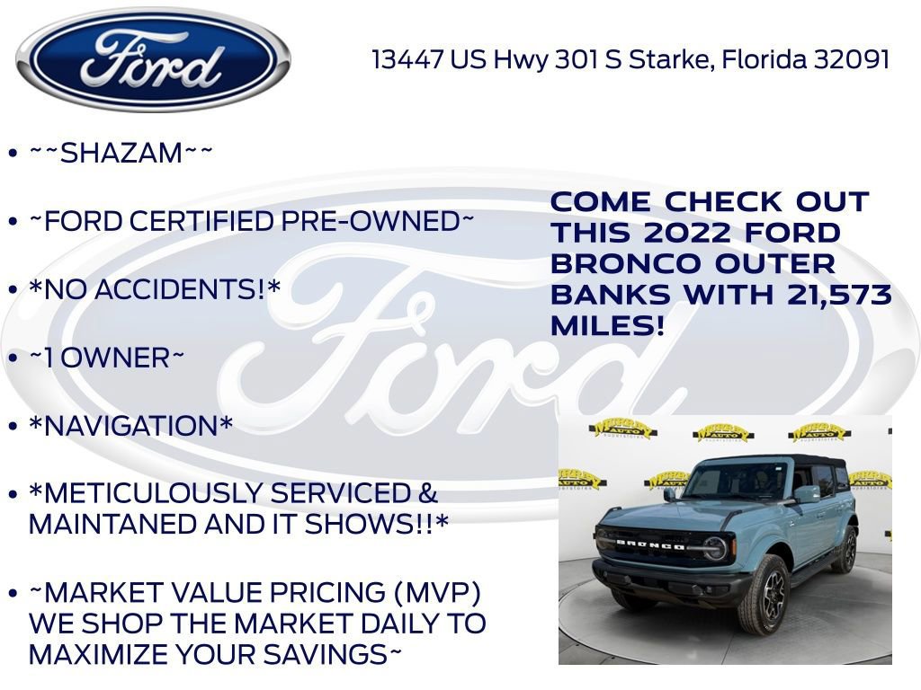 Certified 2022 Ford Bronco Outer Banks image 10