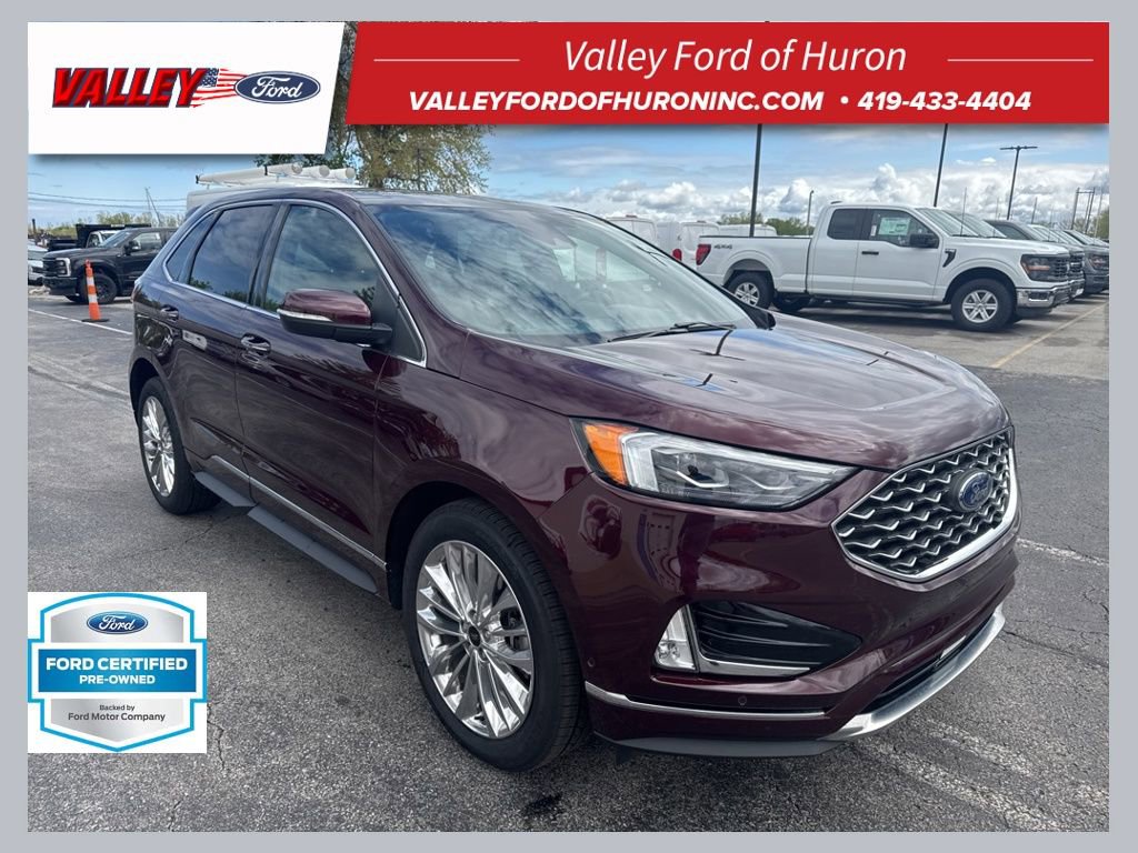Certified 2020 Ford Edge Titanium w/ Equipment Group 301A AWD/4WD image 1