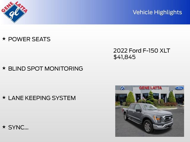 Certified 2022 Ford F150 XLT w/ Equipment Group 302A High AWD/4WD image 34