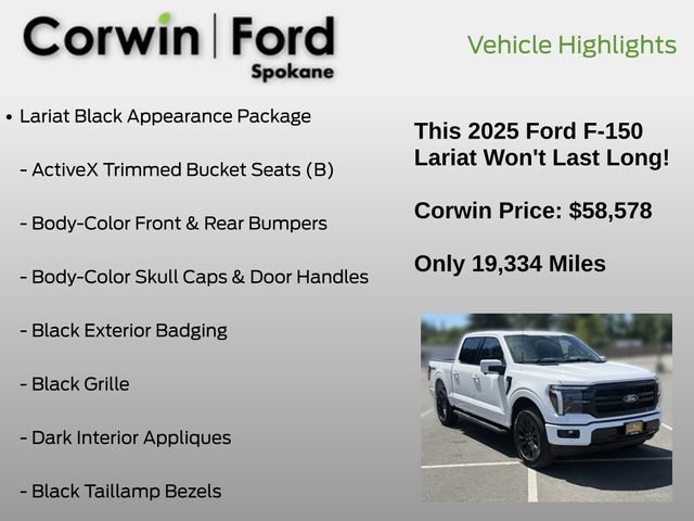 Certified 2025 Ford F150 Lariat AWD/4WD image 7
