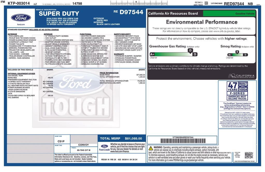 Certified 2024 Ford F250 Platinum AWD/4WD image 33