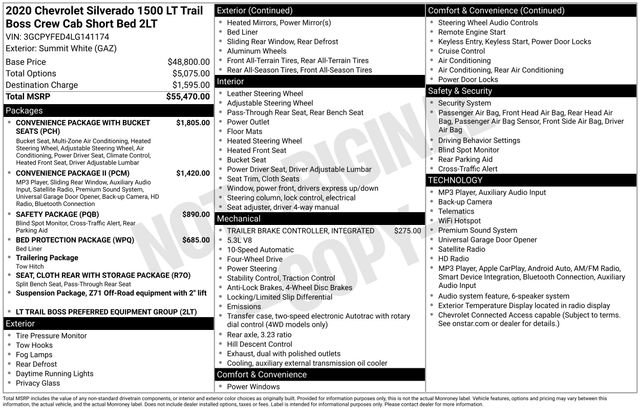 Used 2020 Chevrolet Silverado 1500 LT Trail Boss AWD/4WD image 28