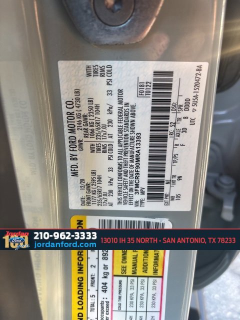 Certified 2021 Ford Bronco Sport First Edition image 26