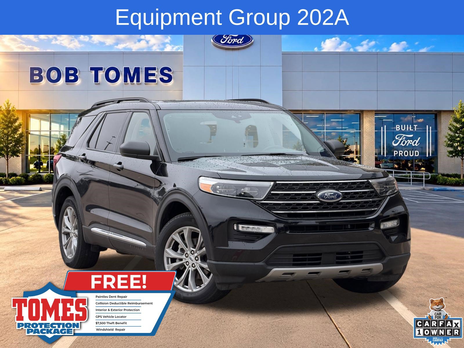 Certified 2023 Ford Explorer XLT w/ Equipment Group 202A AWD/4WD image 1