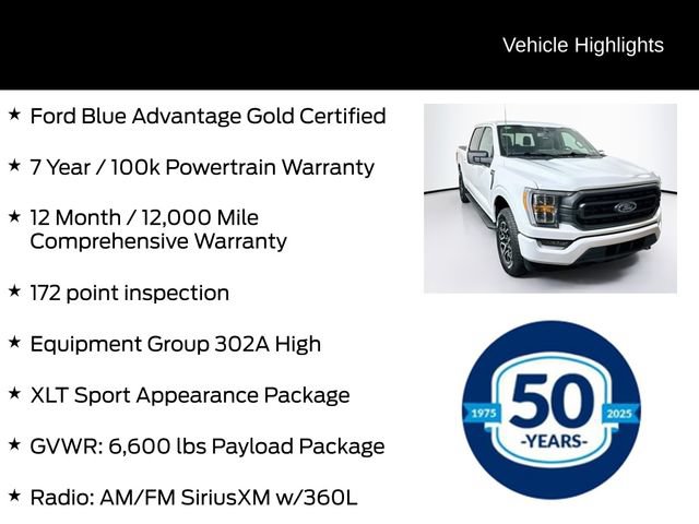 Certified 2023 Ford F150 XLT w/ Equipment Group 302A High AWD/4WD image 6