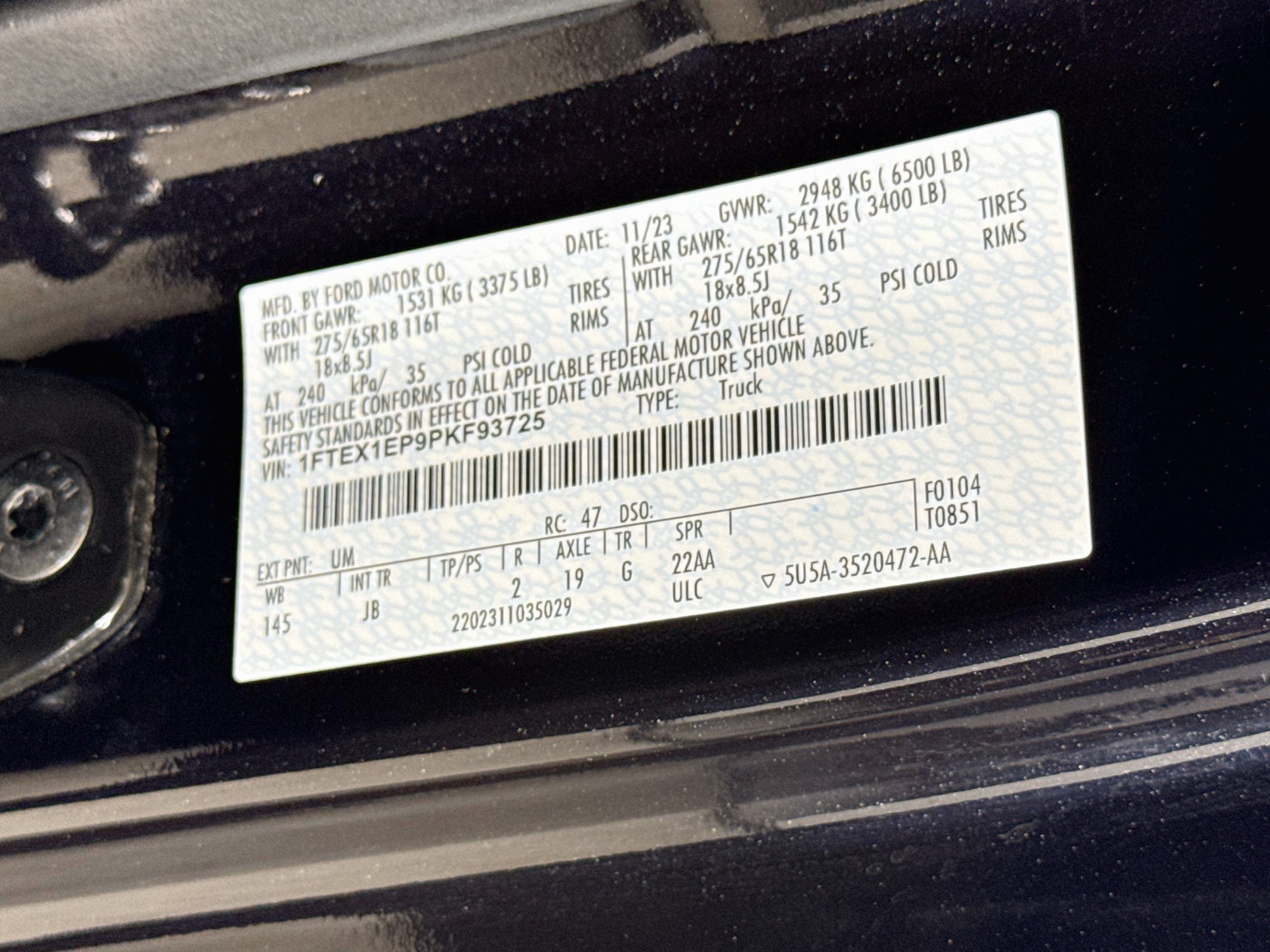 Certified 2023 Ford F150 XL w/ STX Appearance Package AWD/4WD image 31