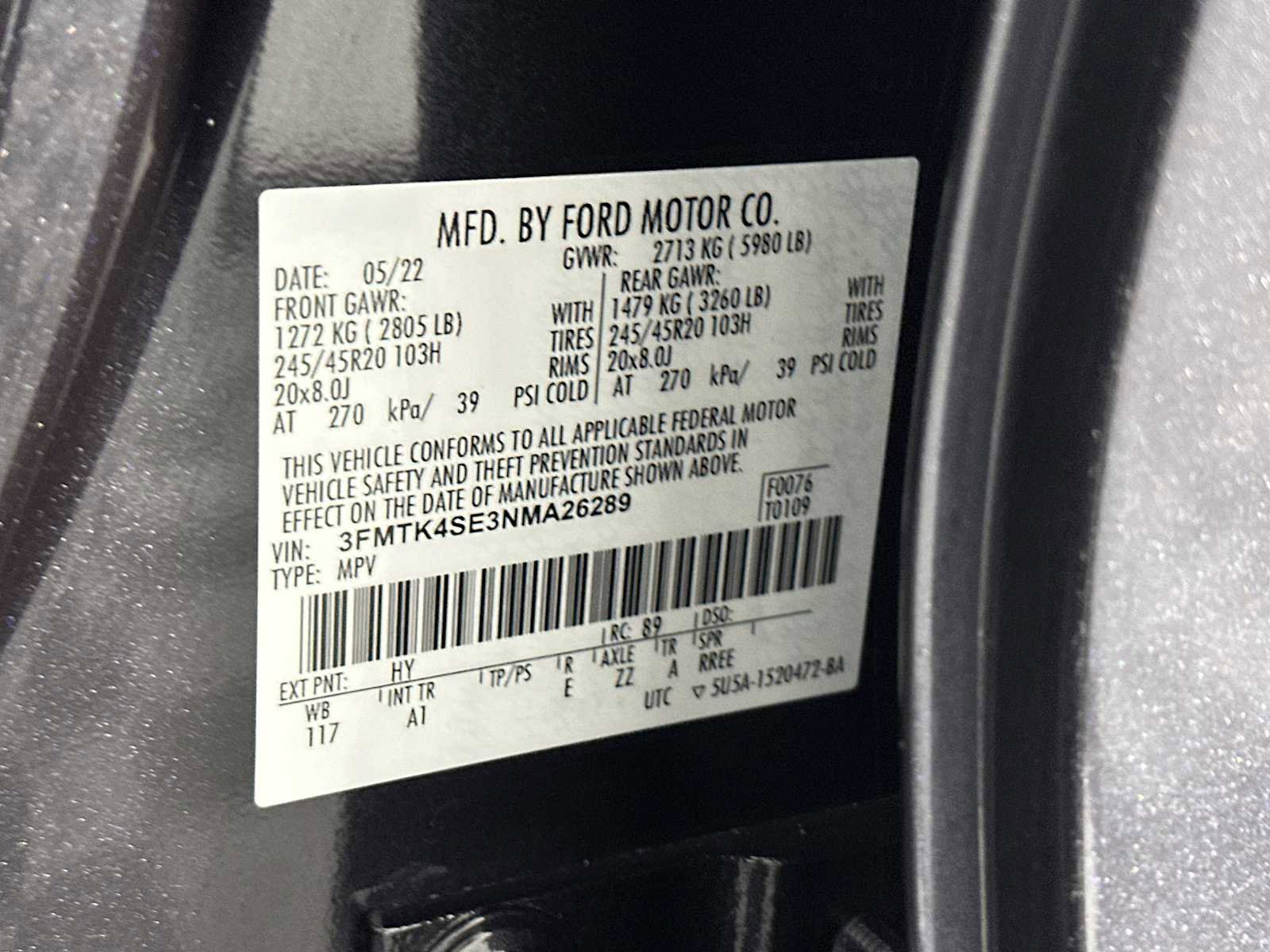 Certified 2022 Ford Mustang Mach-E GT image 34