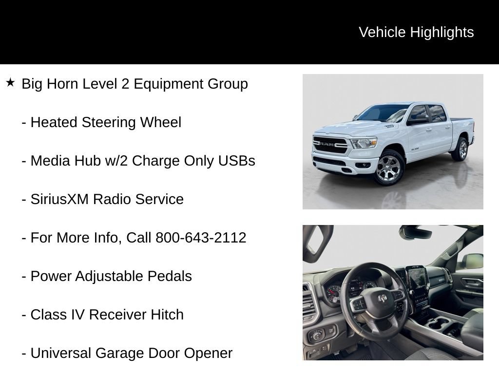 Used 2021 RAM 1500 Big Horn AWD/4WD image 22