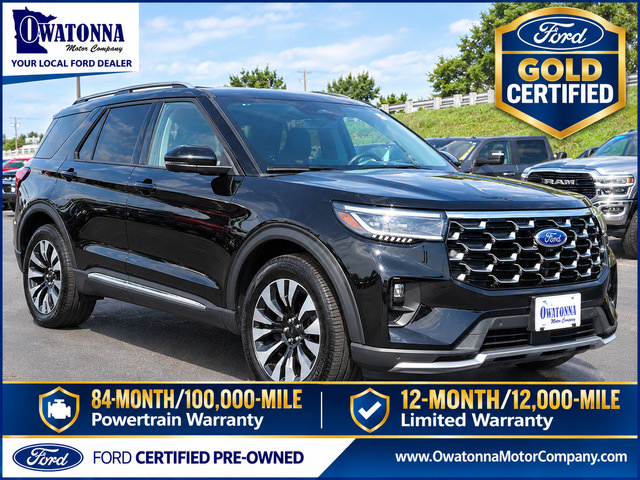 Certified 2025 Ford Explorer Platinum w/ LUX Leather Package
