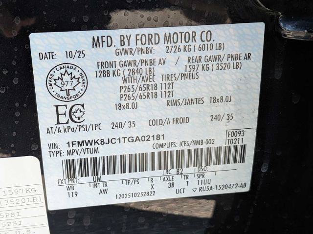 Certified 2026 Ford Explorer Tremor w/ Tremor Ultimate Package AWD/4WD image 31